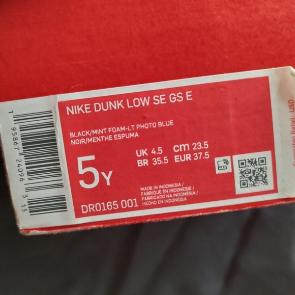 Nike dunk low crater 5y 6.5w - Picture 6 of 6